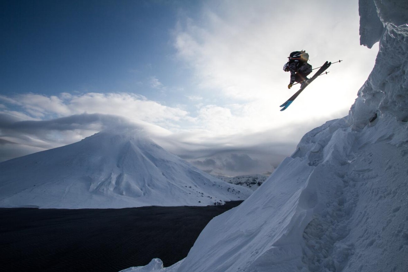 ski jump at onekotan
